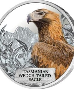 Endangered and Extinct 2012 Tasmanian Wedge-Tailed Eagle 1oz Silver Proof Coin