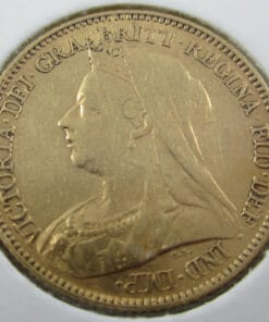 1900 Perth Veiled Head Half Sovereign