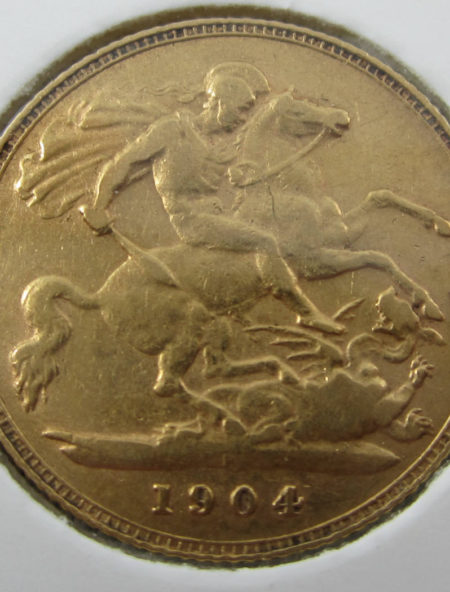 1904 Perth Edward Half Sovereign