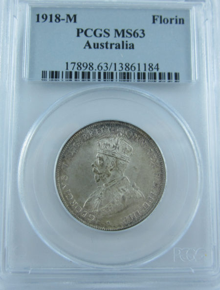 1918 Florin PCGS MS63