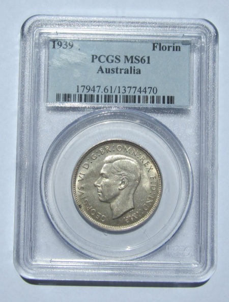 1939 Florin. PCGS MS61 - Uncirculated and RARE