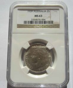 1939 Australian FLORIN in Choice Uncirculated