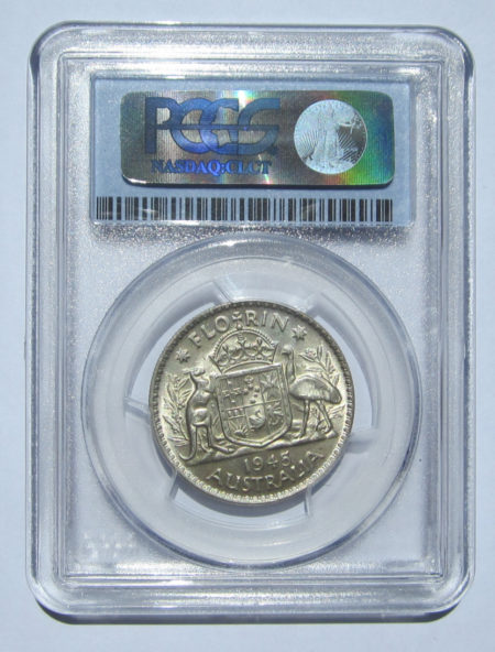 1945 Florin. CHOICE PCGS MS63. Quality