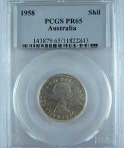 1958 Proof Shilling PCGS PR65