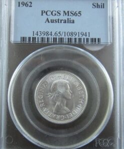 1962 Shilling PCGS MS65