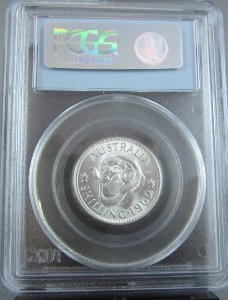 1962 Shilling PCGS MS65