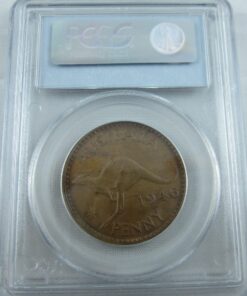 1946 Australian Penny. Guaranteed genuine. Choice coin PCGS MS64