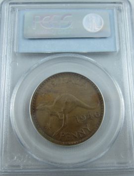 1946 Australian Penny. Guaranteed genuine. Choice coin PCGS MS64