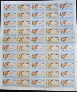 1984 50th Anniversary of First Official Airmail. Full sheet MNH