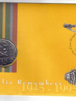 1995 END of WWII Anniversary PNC STAMP COIN & COVER