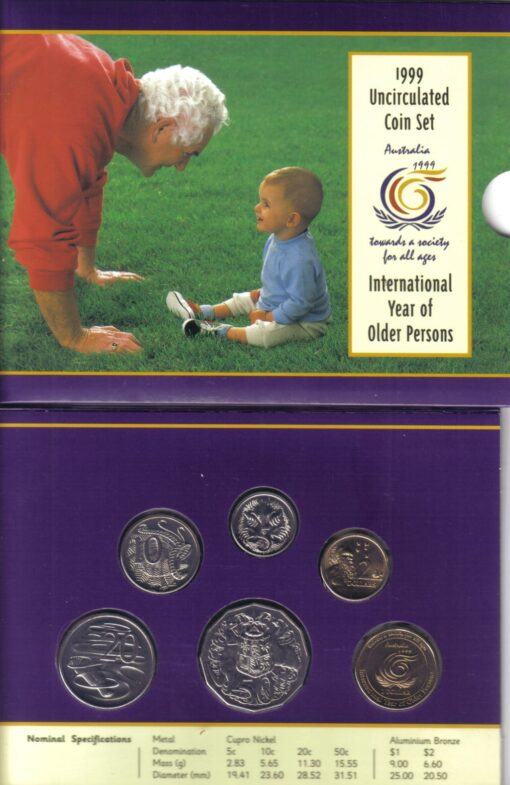 1999 Mint Coin Set