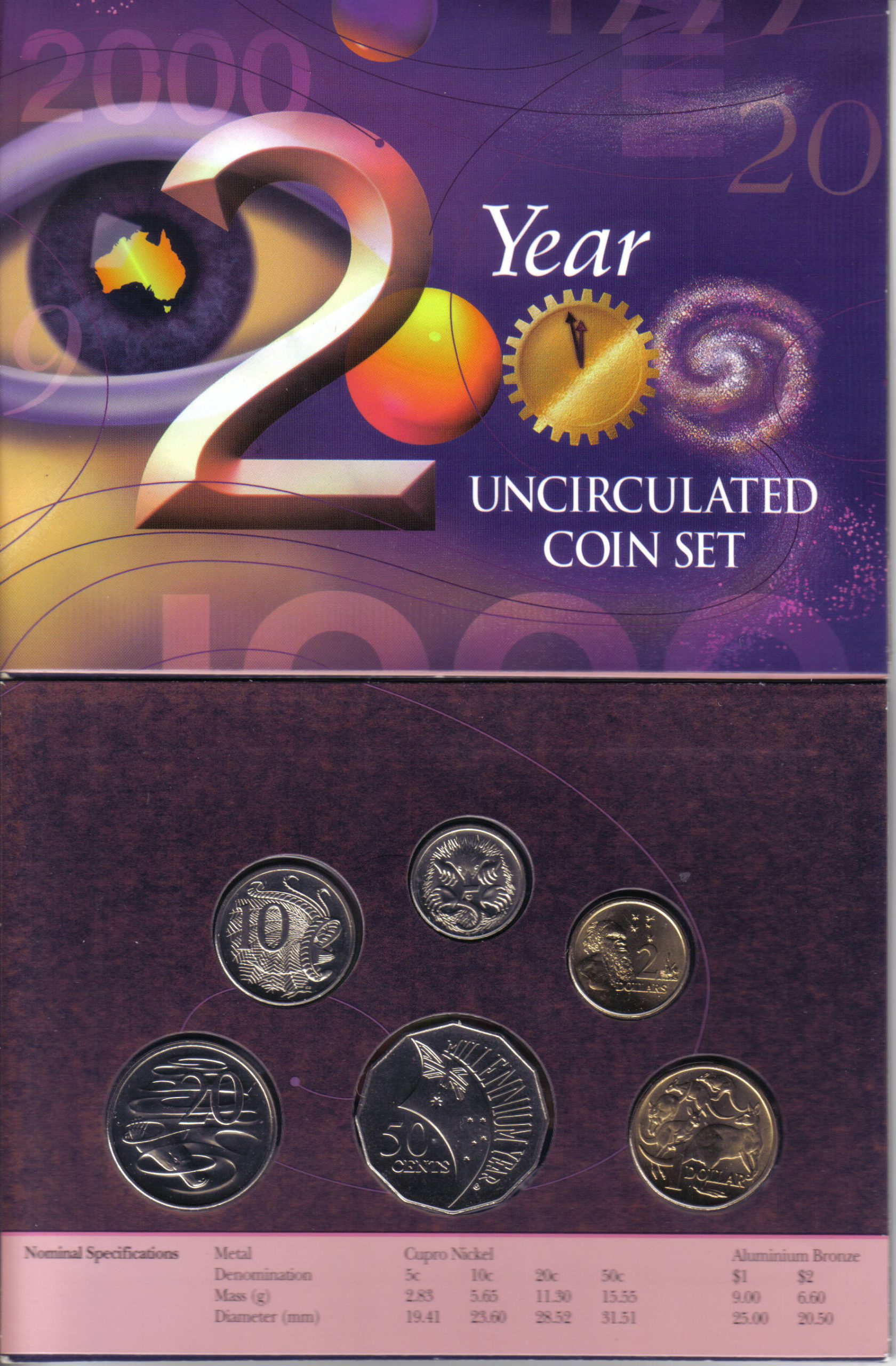 2000 Australian mint set. Perfect for a gift too.