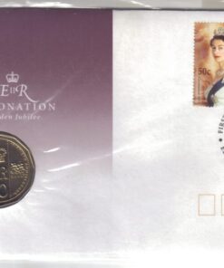 2003 Queen Elizabeth Golden Jubilee PNC STAMP COIN & COVER