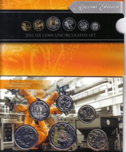 2012 Mint Coin set. Special 50c coloured