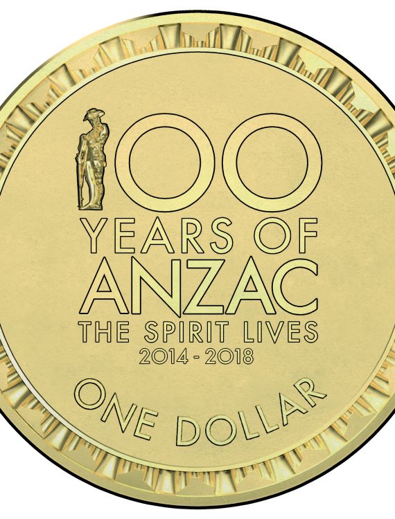 2014 100 years of ANZAC $1 coin. – WA Coins – Quality Numismatics