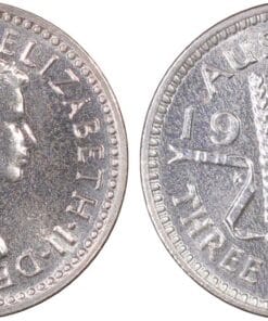 1955 (m) Proof Threepence