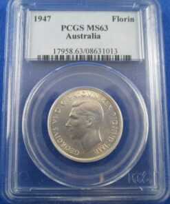 1947 Florin CHOICE PCGS MS63