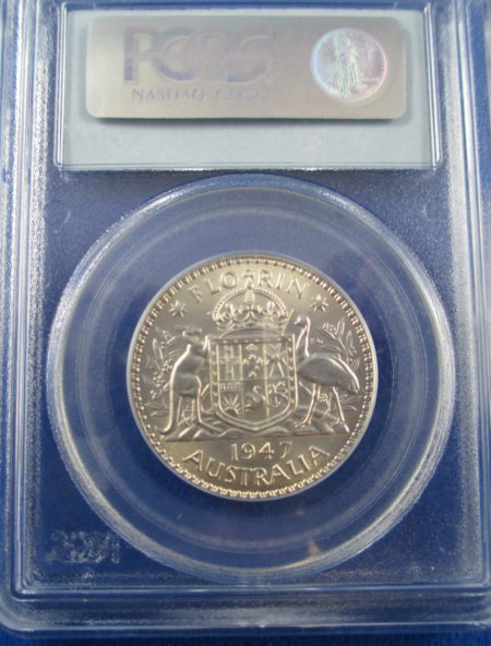 1947 Florin CHOICE PCGS MS63