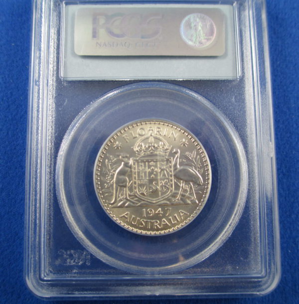 1947 Florin CHOICE PCGS MS63