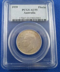 1939 Florin - KEY DATE PCGS AU55