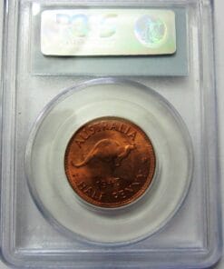 1943i Half Penny PCGS MS64RD