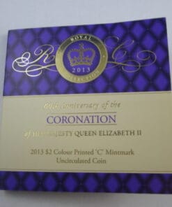 2013 $2 Purple Coronation "C" mintmark