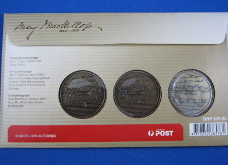 Mary Mackillop Stamp and medallion pack