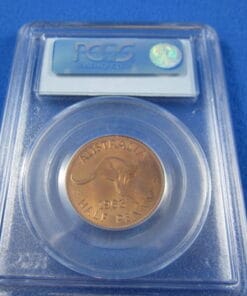 1963 PROOF half penny. PCGS PR65 RD