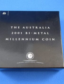 2001 $20 Bi Metal Gregorian Calendar coin