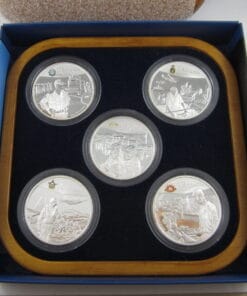 2005 Peacekeepers Set of 5 x 2 oz Silver Coins