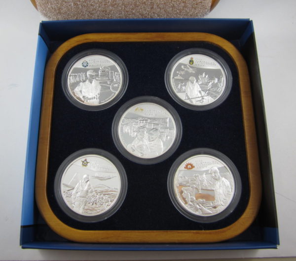 2005 Peacekeepers Set of 5 x 2 oz Silver Coins