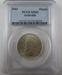 1943 Florin PCGS MS62