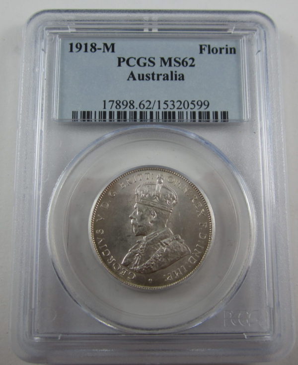 1918 Florin PCGS MS62