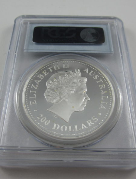 2001 Silver Kookaburra $200 MULE. PCGS PR68 DCAM