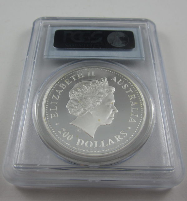 2001 Silver Kookaburra $200 MULE. PCGS PR68 DCAM