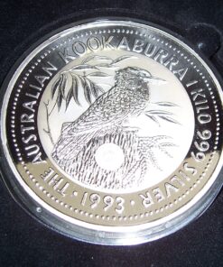 1993 Kilo Silver coin with Japanese Royal Wedding Privy.