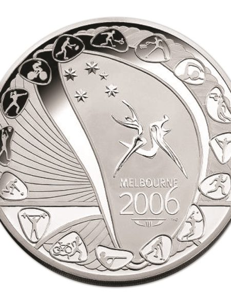 2006 Melbourne Games Silver KILO coin