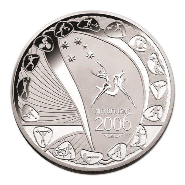 2006 Melbourne Games Silver KILO coin