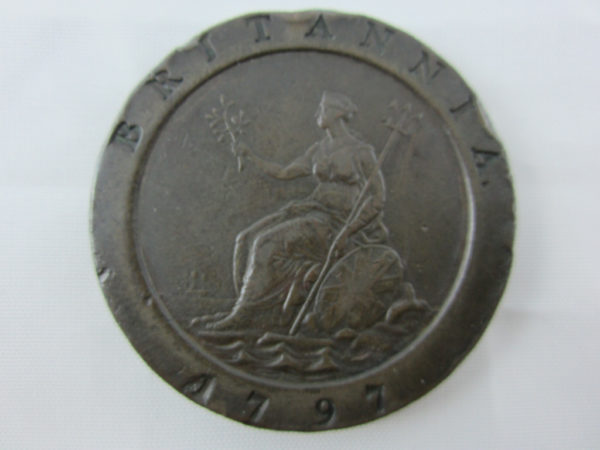 Proclamation coin - 1797 TWO PENNY CARTWHEEL TWO PENCE