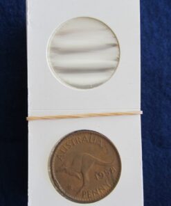 Coin holder for the penny. Packet of 50