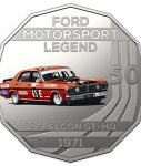 10013_D_Reverse of the 2018 fifty cent uncirculated High Octane Ford Performance Collection Coin - XY Falcon GTHO_1