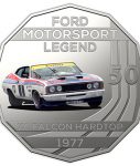 10014_D_Reverse of the 2018 fifty cent uncirculated High Octane Ford Performance Collection Coin - XC Falcon_1