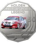 10025_D_Reverse of the 2018 fifty cent uncirculated High Octane Holden Performance Collection Coin - VX Commodore_1